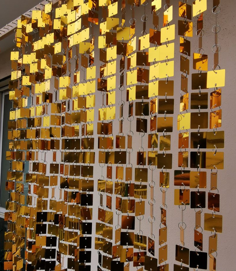 3cm Gold Silver Square Sequins - Pvc Panel Background review and price